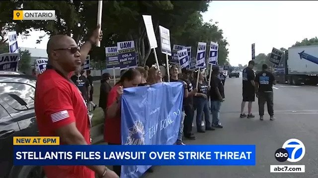 Stellantis workers in Ontario announce strike authorization; company responds by suing union