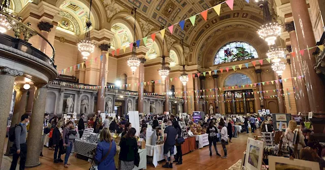 Autumn market in one of Liverpool's most iconic buildings