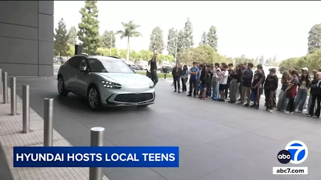 Fountain Valley middle school students learn the auto business at Hyundai HQ