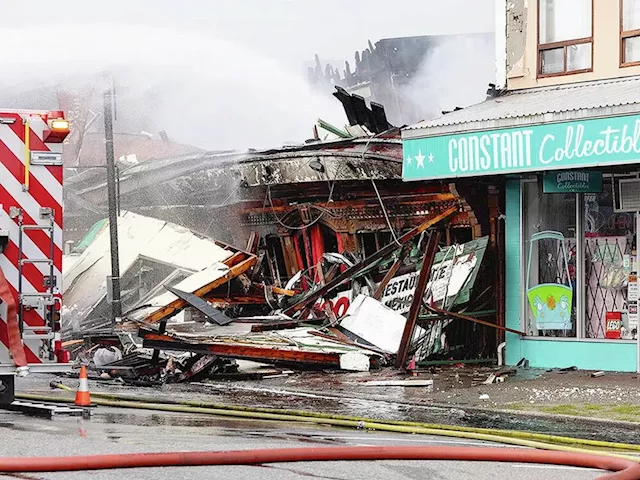 Fire in downtown Langley destroys restaurant, shuts much of business district