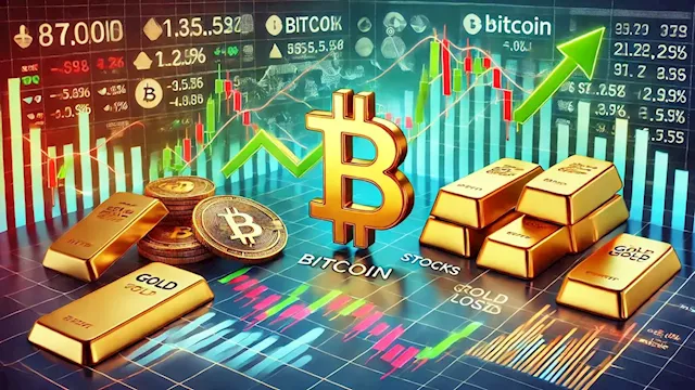 Bitcoin and crypto rally as Fed rate cut expectations shift, stocks and gold slip