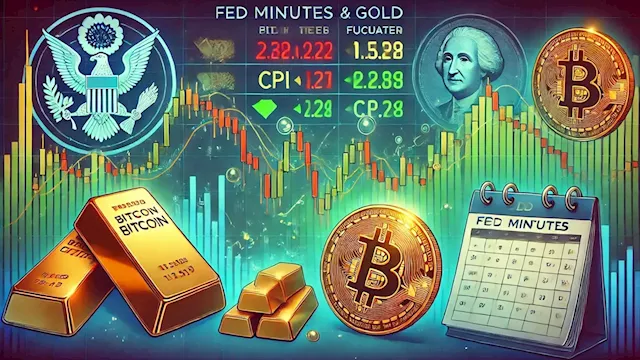 Bitcoin and gold decline, stocks volatile as investors await Fed minutes and CPI data