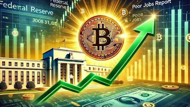 Bitcoin price bounces above $71k, stocks climb as poor jobs report cements Fed rate cut