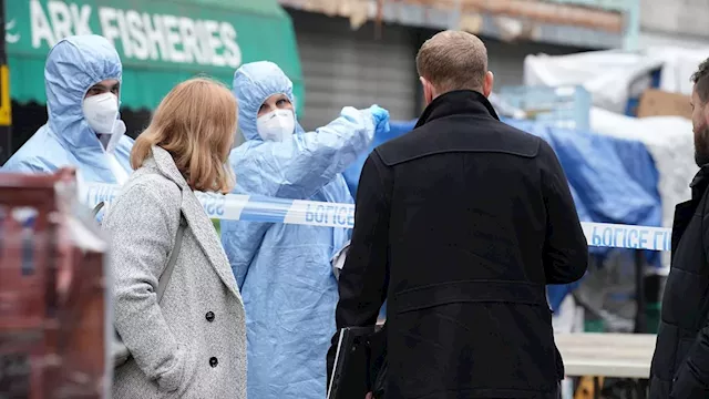 Man killed and two others rushed to hospital after 'knifeman' goes on rampage at London market