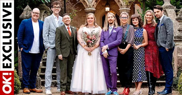 Emmerdale's Ryan Stocks star James Moore's wedding surrounded by co-stars