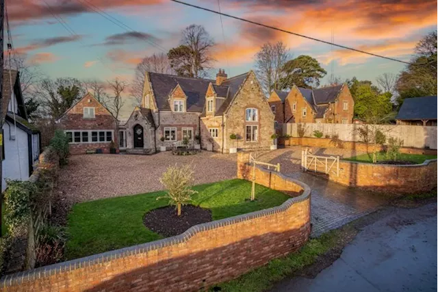 Stunning Victorian Shropshire school that is now a large family home hits the market - take a look inside the beautiful house