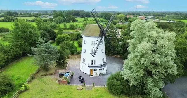 Inside stunning windmill home on the market for £850k