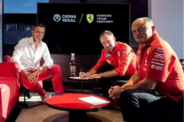 Ferrari Inks Multiyear Formula 1 Deal With Chivas Regal Scotch Company