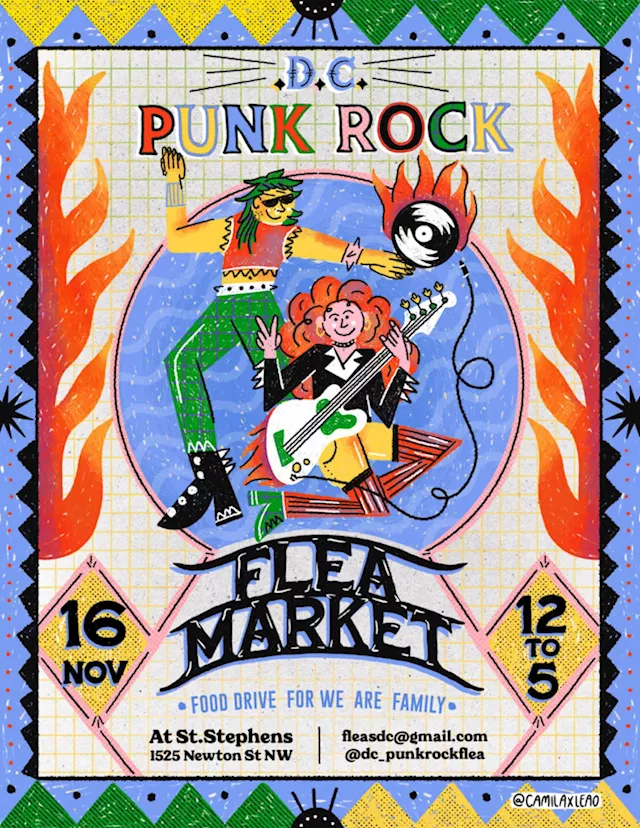 “2024 Annual DC Punk Rock Flea Market & Food Drive this Saturday!”