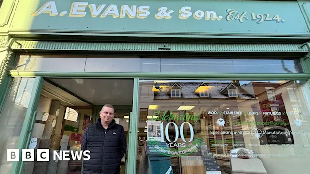 Shrewsbury carpet shop celebrates 100 years in business