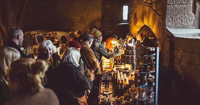 Peak District hall hosting Christmas market historic 900-year-old setting