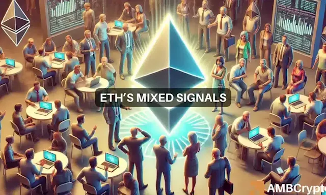 Mixed Market Sentiment as ETH Shows Resilience Amidst Bearish Signals