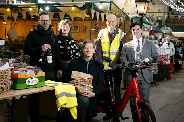 Shrewsbury Market Hall launches free cycle home delivery service