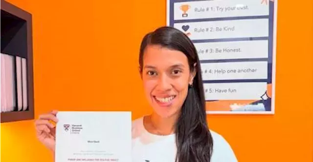 Datuk Nicol Ann David receives certificate from Harvard Business School