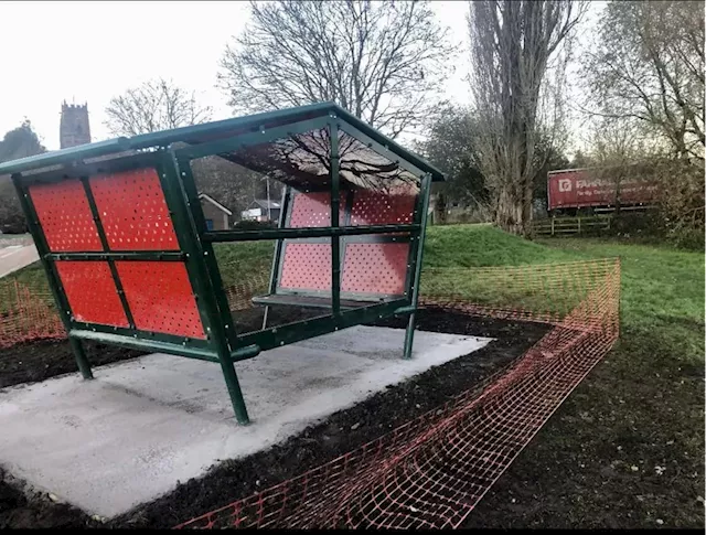 Youngsters 'over the moon' after new shelter installed at Market Drayton skatepark