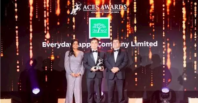 Everydayhappy Company Limited Receives Asia's Most Promising SMEs Award