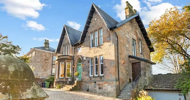 Glasgow home with hidden wine cellar behind a bookcase hits the market