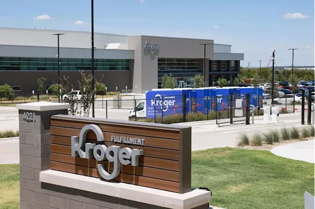 A federal judge temporarily halts the proposed supermarket merger of Kroger and Albertsons