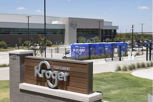 A federal judge temporarily halts the proposed supermarket merger of Kroger and Albertsons