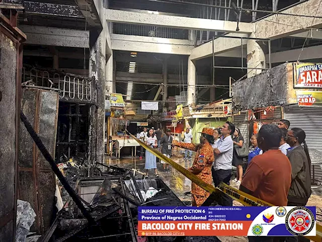 Bacolod Central Market hit by Friday the 13th fire