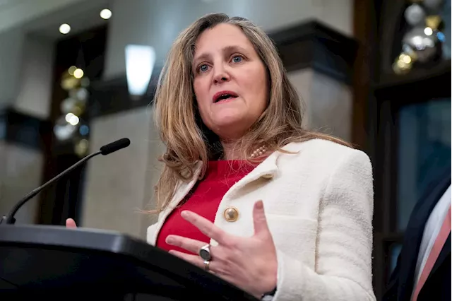 Trump’s ultimate goal is discouraging business investment outside the U.S., Freeland says