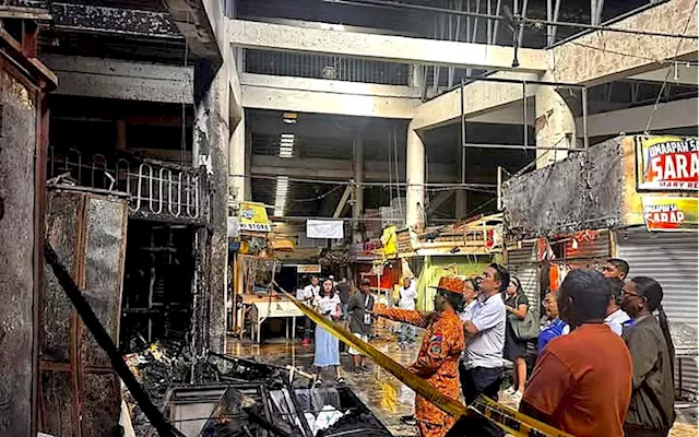 Fire strikes iconic Bacolod market