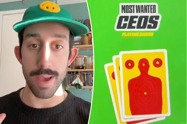 Socialist clothing company founder creating 'most wanted CEOs' playing cards in wake of UnitedHealthcare shooting