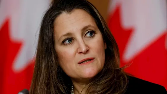 Canada’s finance minister Chrystia Freeland resigns