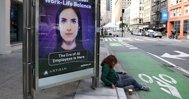 Humans Alarmed at AI Company's 'Stop Hiring Humans' Billboards