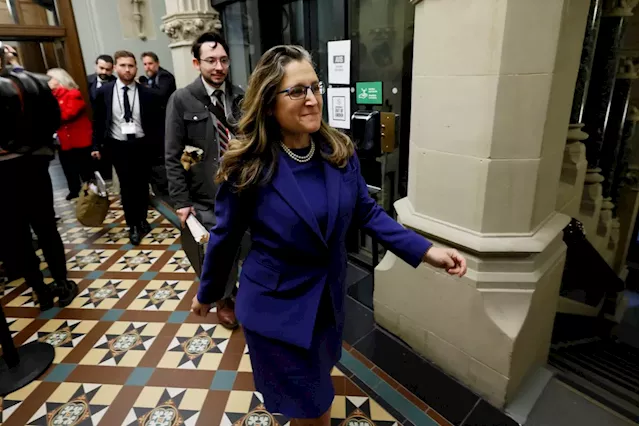 In photos: Canada’s Finance Minister Chrystia Freeland unexpectedly resigned on Monday