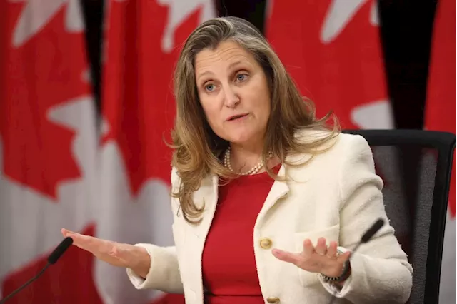 Fiscal update in limbo after Freeland quits as finance minister