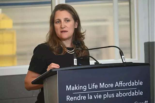 Chrystia Freeland resigns as finance minister criticizing ‘costly political gimmicks’