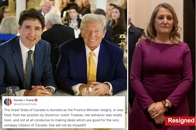 Trump Mocks Trudeau After Finance Minister Resignation