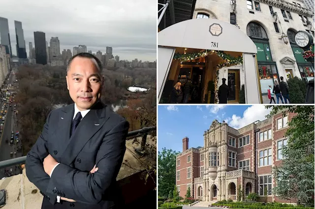 Guo Wengui's NYC Penthouse and NJ Mansion Hit Market at Steep Discounts