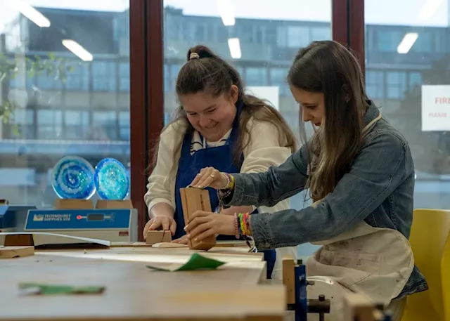 Shrewsbury students create trophies for business awards