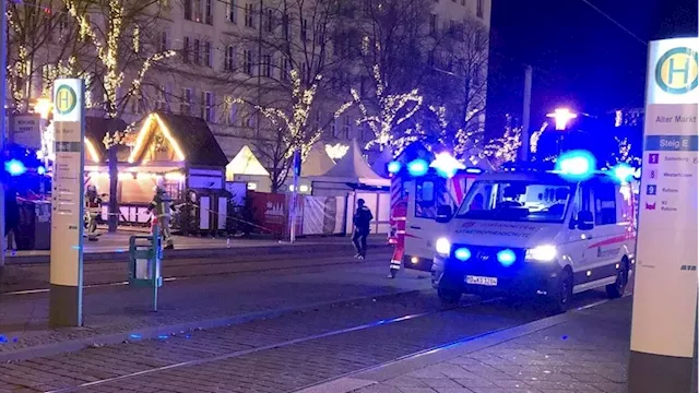 Car drives into a group of people at Christmas market in Germany