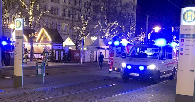 Driver crashes into a German Christmas market in suspected attack