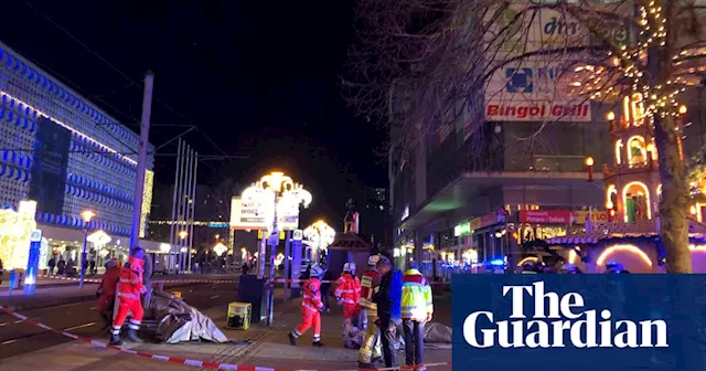 Death and injuries in Germany as car ploughs into crowd at Christmas market