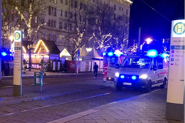 Car drives into group of people at Christmas market in Germany