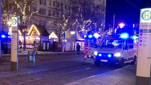 Fears multiple people dead after car ploughs through Christmas market