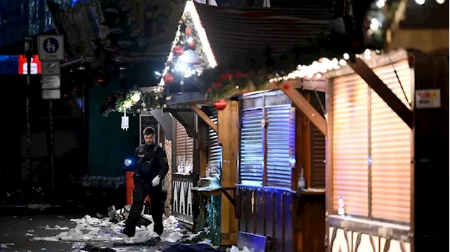 At least 2 dead, 60 hurt after car drives into German Christmas market in suspected attack