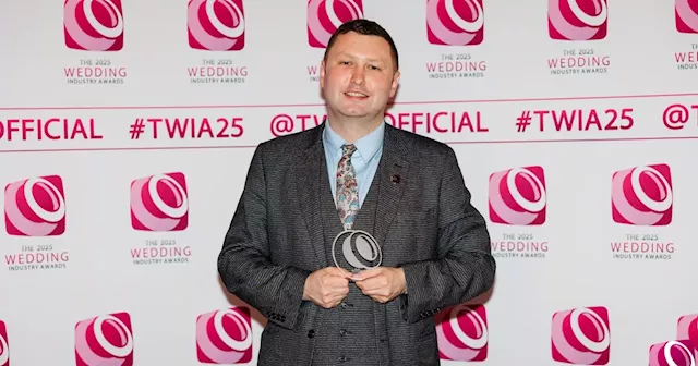 Ayrshire based wedding magician wins at the Wedding Industry Awards