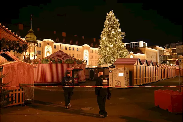 Man arrested after plowing car into Christmas market in Germany, killing two