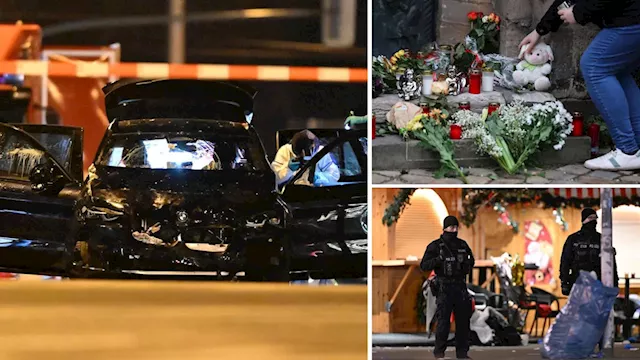 At least four dead and 200 injured as suspect named after car ploughs into crowd at German Christmas market