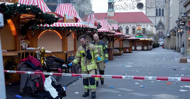 Car plows into Christmas market in Germany, killing at least 5 and injuring 200