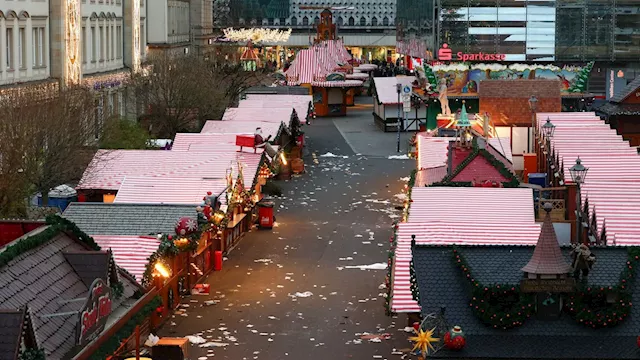 Memorial service held after Christmas market attack in Magdeburg - as police say four women among those killed