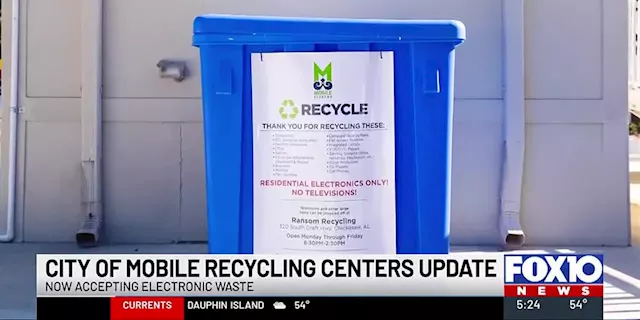 Partnership between the city and recycling company helps keep electronic waste out of landfills