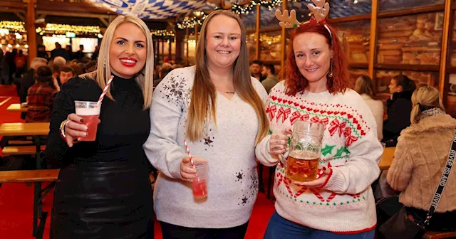 Belfast social pictures as friends catch up at the Christmas market