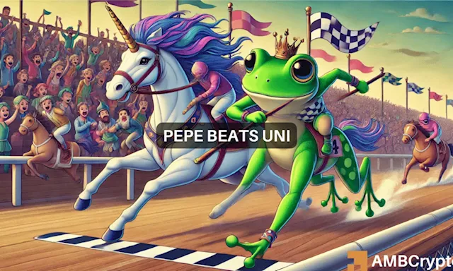 PEPE passes Uniswap in market cap, hits ATH – Memecoin mania effect?