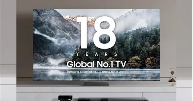 Samsung continues its reign as global TV market leader